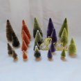 thumbnail image 4 of Mini árbol de Navidad color nieve libre torre pino decoración de escritorio pequeño árbol de Navidad 4,5-12cm, 4 of 5