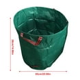 thumbnail image 3 of Leaf Storage Bag Waterproof Garden Leaf Trash Storage Trash Can Plastic Yard Waste Collection Bin, 100L/27 Gallons, 3 of 6