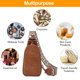 thumbnail image 4 of Bolso de pecho para mujer, bolso bandolera, bolso bandolera pequeño, bolso de hombro de piel sintética, bolso de hombro de viaje, 4 of 5