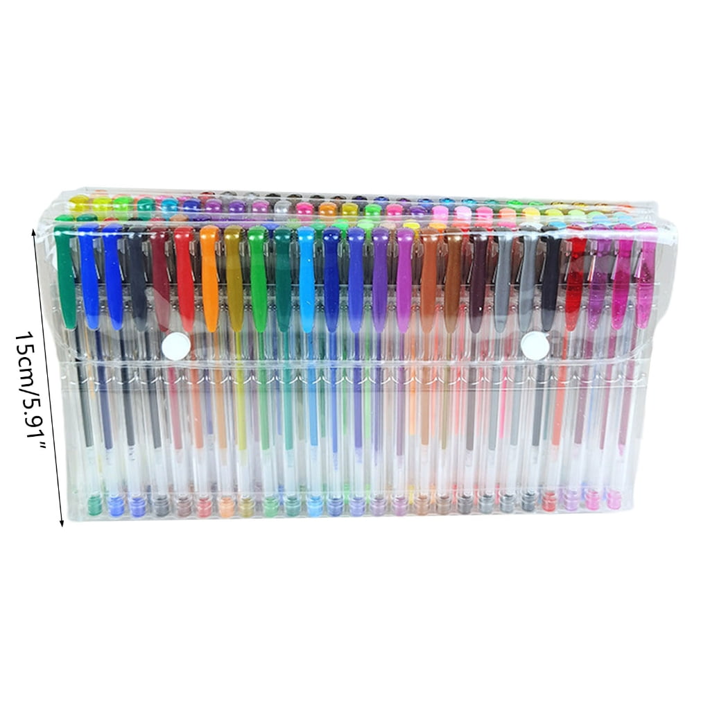 Gel Pens Fine Point 100pcs Non Toxic Colored Pen Set forAdu1tColoring Books Journaling Drawing Writing Sketching