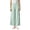 Light Green, variant on Women's Ballet Dance Wide Leg Pants Elastic Waist Side Slit Loose Fit Elegant Practice Trousers,M