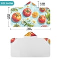 thumbnail image 4 of Yayeee Kids Hooded Towels Toddler Soft Absorbent Beach Bathing Wrap 50" x 23.5", Green Tomatoes, 4 of 5