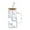 F, variant on Heat- Glass Tumbler with Lid and Straw for Iced Coffee Juice Milk and Various Cold Beverages