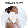 thumbnail image 3 of OULII Girl Exfoliating Gloves Bathing Gloves Skin Cleaning White 2Pcs, 3 of 8