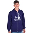 thumbnail image 4 of Full Time Job Fantasy Football Sports Zip Hoodie Sweatshirt Men Brisco Brands 2X, 4 of 5