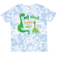 thumbnail image 3 of Inktastic My Nona Loves Me Grandson Dinosaur Boys Toddler T-Shirt, 3 of 5