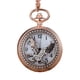 thumbnail image 1 of Retro Flip tipo aleación unisex cuarzo simple diamantes de imitación reloj de bolsillo collar joyería águila, 1 of 2