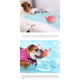 thumbnail image 4 of Bañera flotante amarilla - Juguete duradero para piscina para perros - Accesorios de natación para perros Rojo Verde MX-0129744FYD, 4 of 5