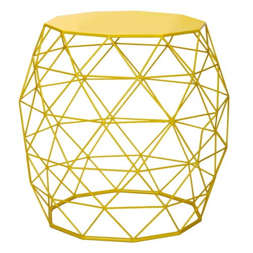 Adeco Trading Home Garden Accent Wire Round Stool by Supplier Generic