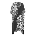 thumbnail image 2 of HELLHERO High Quality Fabrics Long Kimono Cover Ups for Swimwear Women for Beach Lightweight Free Size Bathing Suit Cover Up Abstract Tropical, 2 of 6