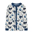 thumbnail image 3 of Mgmyaa Womens Christmas Printed Knitted Cardigan Button Up Long Sleeve Sweater Jacket Fall Winter Casual Holiday Wear, 3 of 5