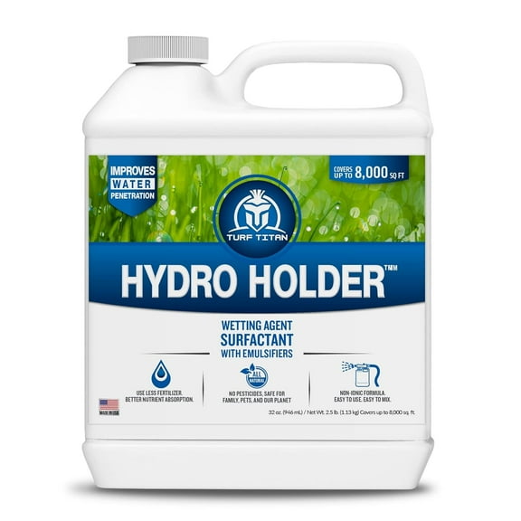 Turf Titan Hydro Holder: Effective Wetting Agent for Healthier Lawn and Garden, 32 oz