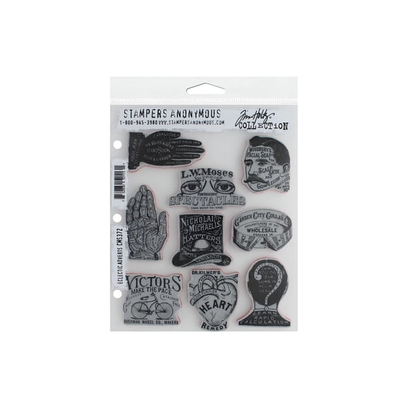 StampersA Cling Stamp THoltz Eclectic Adverts