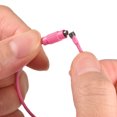 thumbnail image 4 of Unique Bargains 12Pack Cable Key Rings, 6-inch(155mm) Wire Keychain Twist Loops, Pink, 4 of 7