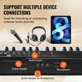 thumbnail image 2 of KFFKFF 61 Key Electric Piano Keyboard, Semi-Weighted, 200 Unique Rhythms. Compact Digital Piano Includes 60 Preloaded Songs, Integrated Dual Speakers, Headphones Learning Stickers for Novices., 2 of 9