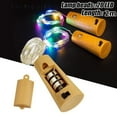 thumbnail image 2 of BadPiggies 12Pack Wine Bottle Lights with Cork 20 LED Battery Operated Colorful Fairy Mini String Lights for DIY Christmas Wedding Party Decor, 2 of 10
