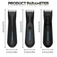 thumbnail image 2 of Clearance! Sensitive Skin Personal Hair Trimmer for Women and Men Manscape/Bikini Trimmer Groin Trimmer for Body Hair with Light Travel Size, 2 of 9