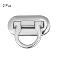thumbnail image 3 of Uxcell 42mm x 20mm Alloy Turn Lock Clasp Purse Closure Twist Buckle 2Pack(Silver), 3 of 6