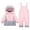 Pink, variant on Snow Suit for Girls Girls Snowsuit Set - 2 Piece Heavyweight Insulated Ski Jacket and Snow Pants Overall Bibs for Girls 1Y,2T,3T,4T,5T(Pink,1-2 Years)