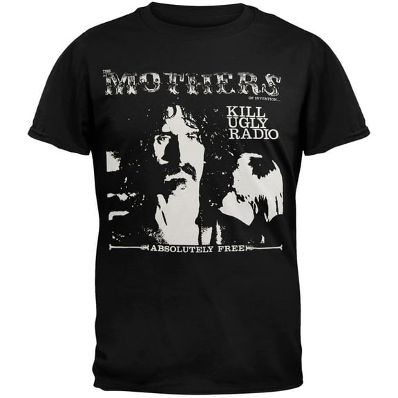 Frank Zappa Men's Kill Ugly Radio Soft Short Sleeve T Shirt