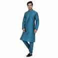 thumbnail image 4 of Mens Indian Pakistani Bollywood Designer Dress Diwali Festive Achkan Kurta Set, 4 of 4
