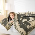 thumbnail image 5 of Homewish Woodland Animal Bear Queen Comforter Set,Rustic Farmhouse Cabin Bedding Sets,Beige Green Bedding Comforter Set For Men Women,Super Cozy Room Decor Reversible,3-Piece, 5 of 9