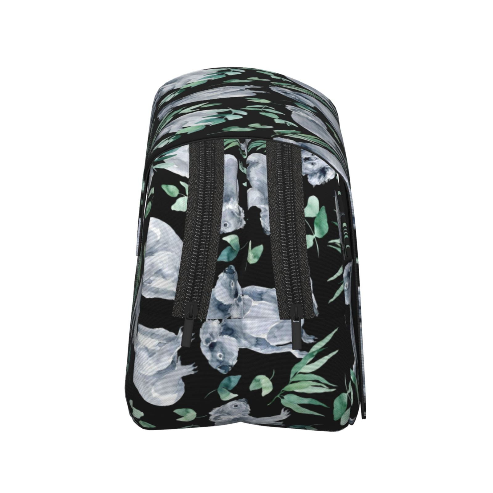 Rateoe Cartoon Koala Bear Pattern Double Clamshell Pen Case, Storage Organizer with Two Zipper Compartments– Holds Up to 50 Pencils & Pens