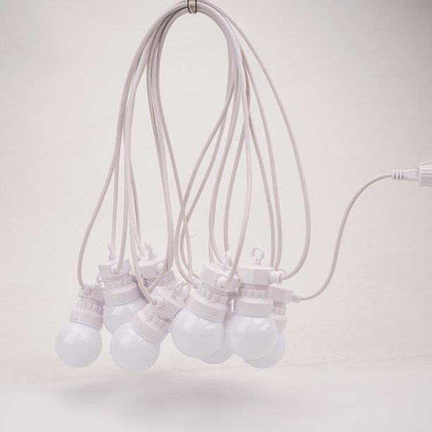23M Patio cadena bombillas G50 lechoso campamento al aire libre impermeable IP44 lámpara Navidad guirnalda bombillas jardín boda fiesta luces LED