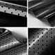 thumbnail image 3 of Molde para baguette perforado antiadherente para hornear pan francés, pan ondulado, molde para hornear, tostadas, cocina, panaderos, moldura, ondas Ormromra 2033902-4, 3 of 9
