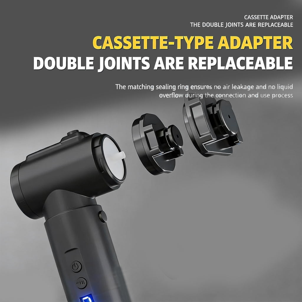 Cordless Electric Adhesive Guns Portable Design Featuring Double Adapters for Precise Application