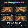thumbnail image 5 of Thanksgiving Turkey Dinner Wireless Charging RGB Gaming Mouse Pad Large Keyboard Mat Rubber Base 13 Light Modes, 5 of 6