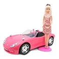 thumbnail image 1 of Muñeca Brittany con Automóvil Rosa 2 Piezas, 1 of 4