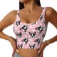 thumbnail image 1 of Balery French Bulldog Sujetadores deportivos con espalda cruzada para mujer, acolchados, sin costuras, de alto impacto, ideales para yoga, gimnasio, entrenamiento y fitness.-Medium, 1 of 8