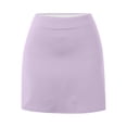 thumbnail image 4 of Ediodpoh Womens Skirt Athletic Skirt with Built in Shorts for Running Tennis Workouts and Sports Wear Skirt with Shorts Underneath Light Purple XL, 4 of 6