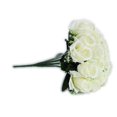 thumbnail image 5 of Morttic 18 Heads Silk Rose Artificial Flowers Fake Bouquet Wedding Party Home Decor, 5 of 11