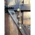 thumbnail image 4 of Iron Wrouht Gold Bells for Christmas oraments, Witch Bells, Hanging Bells, Rustic Cow Bells, Decorative Bells with Jute Rope, Door Bells, 4 of 4