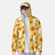 thumbnail image 2 of Fotbe White Marble Pattern Sunflower Chaqueta con Protección Solar UPF 50+ para Hombre y Mujer, Camisa con Capucha y Bolsillos-Small, 2 of 7
