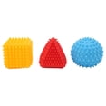 thumbnail image 2 of Kids Textured Sensory Ball, 3pcs Baby Textured Multi Sensory Toy Geometric Shaped  For Home Play, 2 of 8