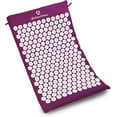 thumbnail image 5 of Acupressure Mat and Pillow Set with a Vinyl Carry Bag for Storage, Back and Neck Pain Relief, Purple, 5 of 6