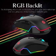 HP Wired Gaming Mouse LED RGB Backlit Adjustable 6200 DPI Ergonomic USB Mice for Gamers G360