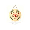 thumbnail image 3 of Dalxymotic Christmas Wooden Hanging Decor, Round Furniture Decoration, Creative Christmas Ornament, Festive Hanging Ornament, Christmas Wooden Decor for Home, Mantel, Tree, Shelf, 3 of 7