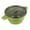 Green/Pot/1 Count, variant on Hi Tek 1L Green Silicone Collapsible Kettle - with Lid - 6" x 6" x 4 1/4" - 1 count box
