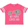 thumbnail image 3 of Inktastic My Papa Grandpa Loves Me Boys or Girls Toddler T-Shirt, 3 of 5