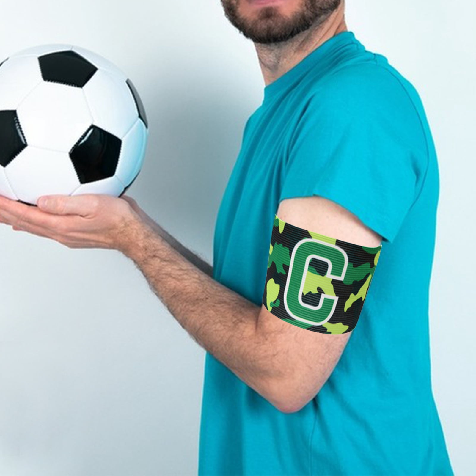 4 Brassards De Capitaine Réglables - Pour Football, Basket, Volley - Nylon Confortable Et Scratch Solide Unisexe - 3