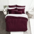 thumbnail image 3 of Basic Velvet Prune Comforter Set Super King, 3 of 5