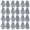 Gray, variant on 24pcs Fashion Breathable Gloves Unisex Working Presentation Gloves Washable for Polices, Driver, Waiters