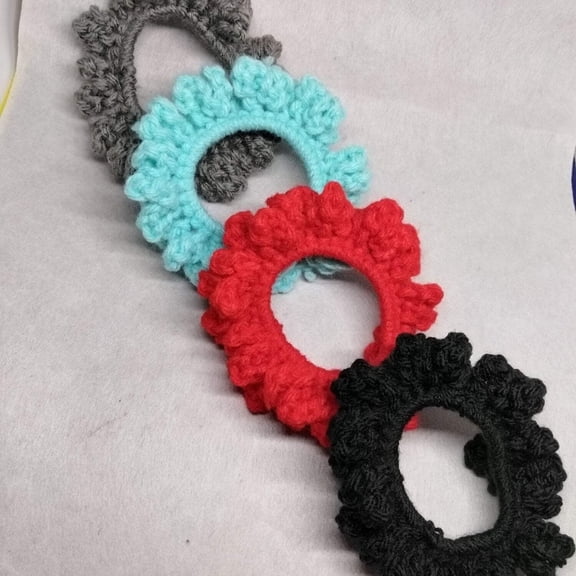 Nylo  Co. Crochet Hair Scrunchies in Combo #1 - Set of 4