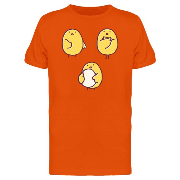 Cute Funny Chicken And Egg Tee Men's -Image by Shutterstock