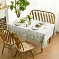 thumbnail image 2 of Spring Summer Tablecloth 60x84 Inch Rectangular, Wild Flowers Floral Table Cover for Party Picnic Dinner Decor, 2 of 6