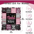 thumbnail image 5 of Wife Gifts Blanket, Wedding Anniversary Romantic Gifts for Wife, Wife Birthday Gifts from Husband, Presents for Wife, to My Wife Gifts, Mothers Day Wife Gift, Cozy Throw Blanket 60" x 50", 5 of 5
